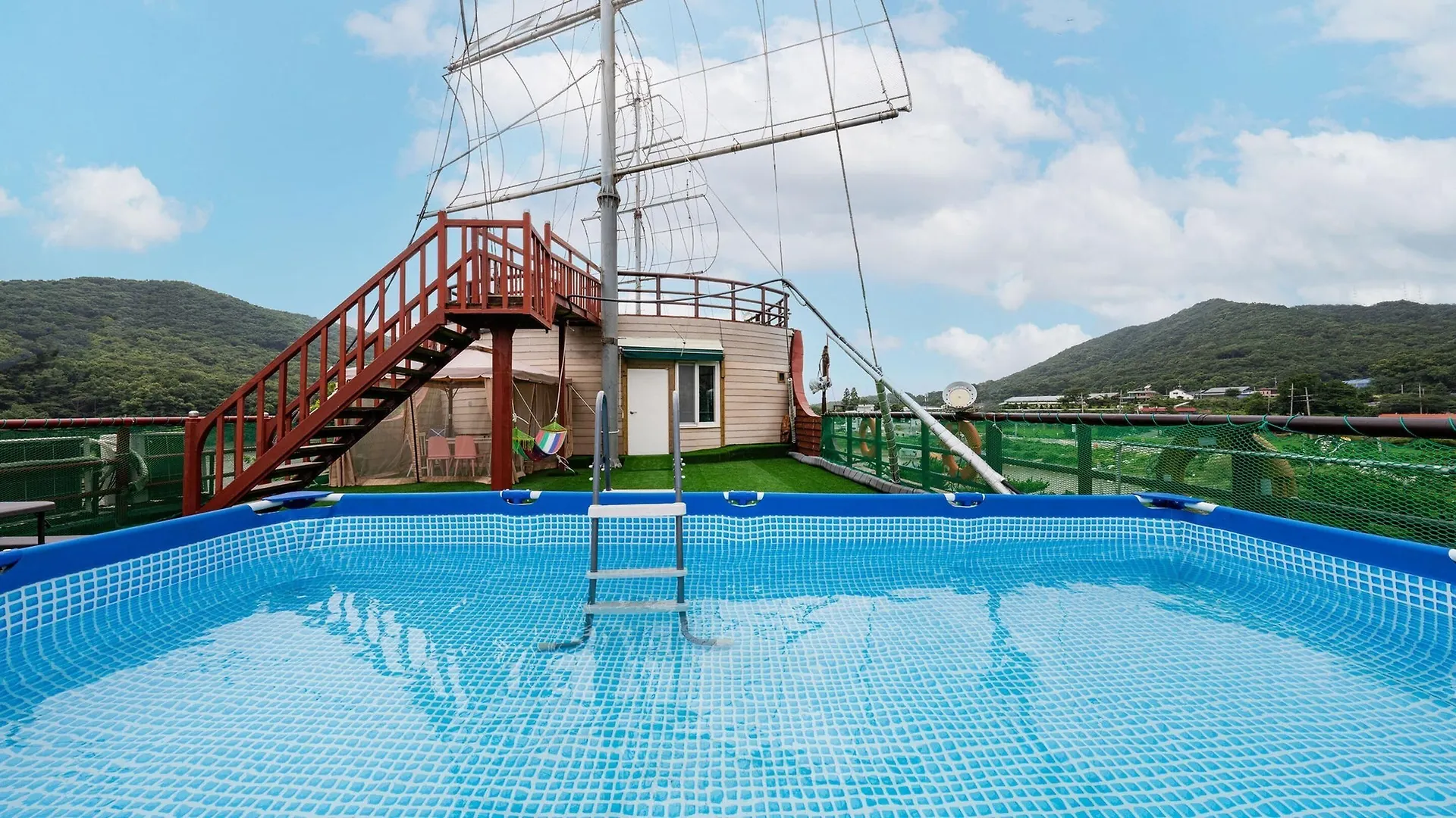 바다배 범선 키즈 펜션 인천